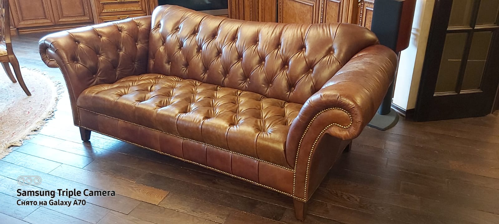 Перетяжка дивана. Малино